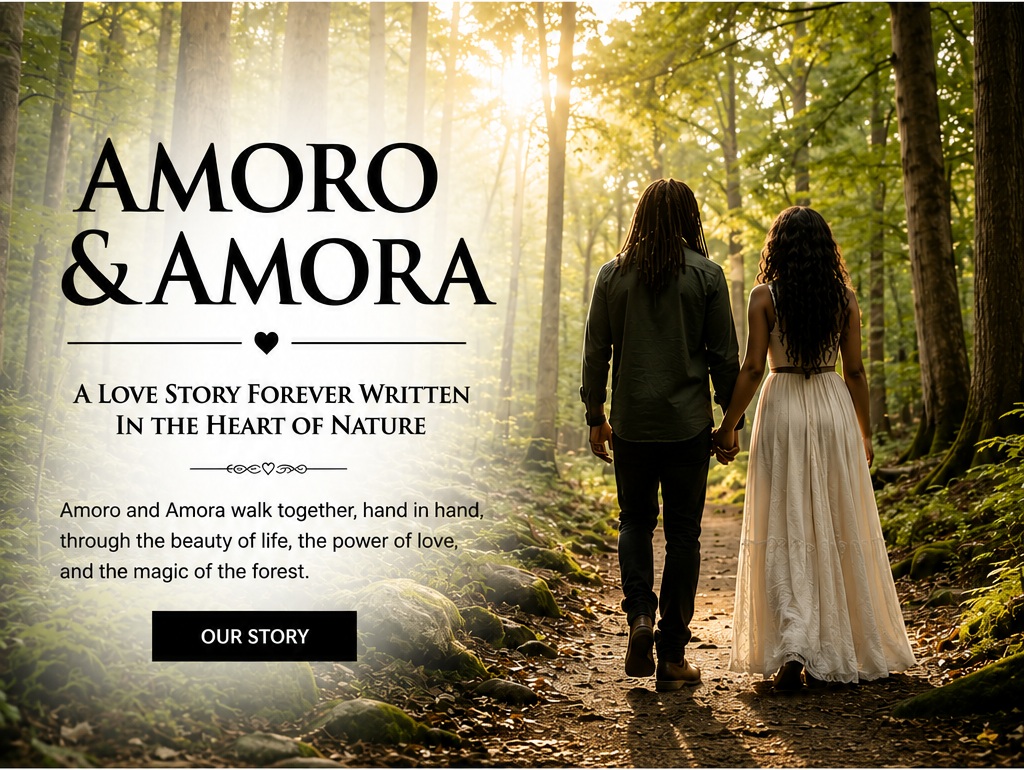 Amoro and Amoura forest scene